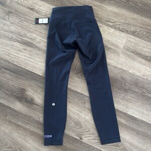 Lululemon x Peloton Navy Wunder Train Leggings